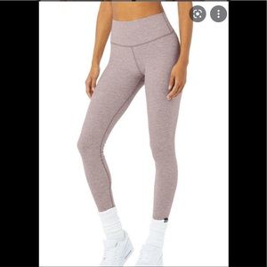 ALO ALOSOFT HIGHLIGHT LEGGING - lavender dusk heather 7/8 length